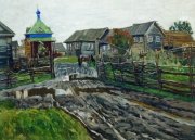 Станислав Жуковский. Старая деревня (1909)