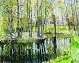 Станислав Жуковский. Старая усадьба. Май (1910)