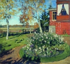 Станислав Жуковский. Последние цветы (1908)