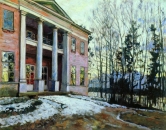 Станислав Жуковский. Усадьба. Отблески вечерней зари (1912)