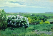 Станислав Жуковский. Весна. Кусты сирени (1898)