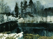 Станислав Жуковский. Весна в Абрамцеве (1909)