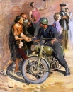 Валентин Волков. Минск 3 июля 1944 года. Эскиз