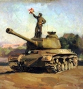 Валентин Волков. Минск 3 июля 1944 года. Эскиз