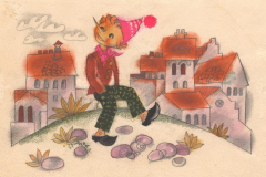 Василий Шарангович. Иллюстрация к книге А.Толстого - Золотой ключик