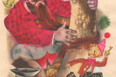 Василий Шарангович. Иллюстрация к книге А.Толстого - Золотой ключик