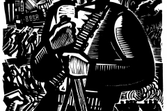 Василий Шарангович. Иллюстрация к книге Джона Рида - Восставшая Мексика