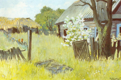 Виктор Шматов. Сельский дворик (1992)