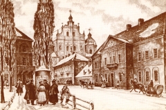 Виктор Стащенюк. Уголок Верхнего города ,19 век