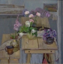 Виталий Цвирко. В мастерской художника (1982)