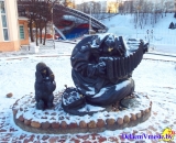 Витебск. Памятник бродячему музыканту