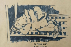 Владислав Стальмахов. Спящий в камере