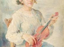 Яков Балглей. Молодая скрипачка (1928)