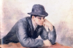 Яков Балглей. Мужчина в фетровой шляпе (1928)