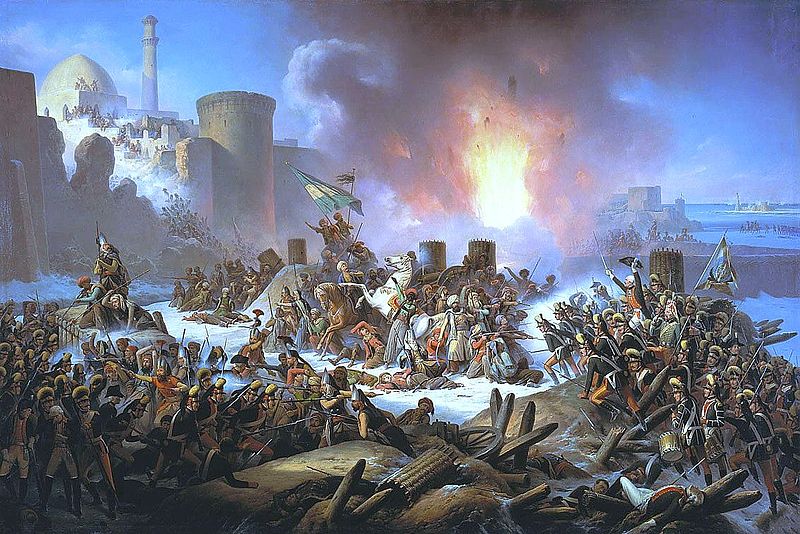 Януарий Суходольский. Штурм Очаково 6 декабря 1788 года (1853)