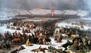 Януарий Суходольский. Переход армии Наполеона через Березину (1866)