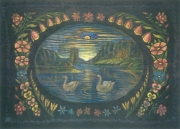 Язэп Дроздович. Лебеди на озере