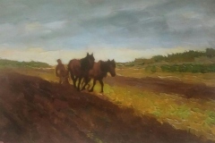 Юдель Пэн. На пашне (1916)