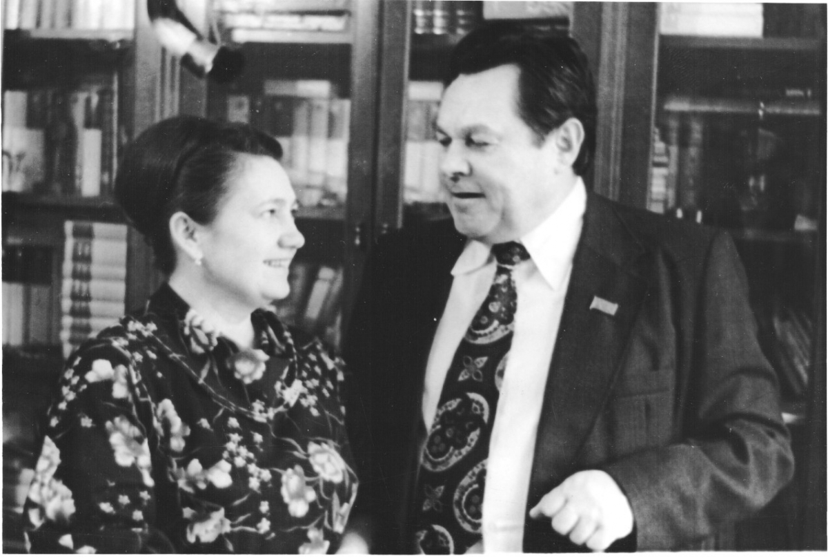 Андрей Мкаёнок со своей женой Любовью