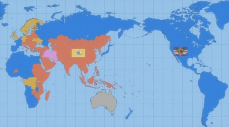 Код Гиас. Карта мира