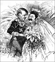 Медовый месяц - английская каррикатура 1939 год