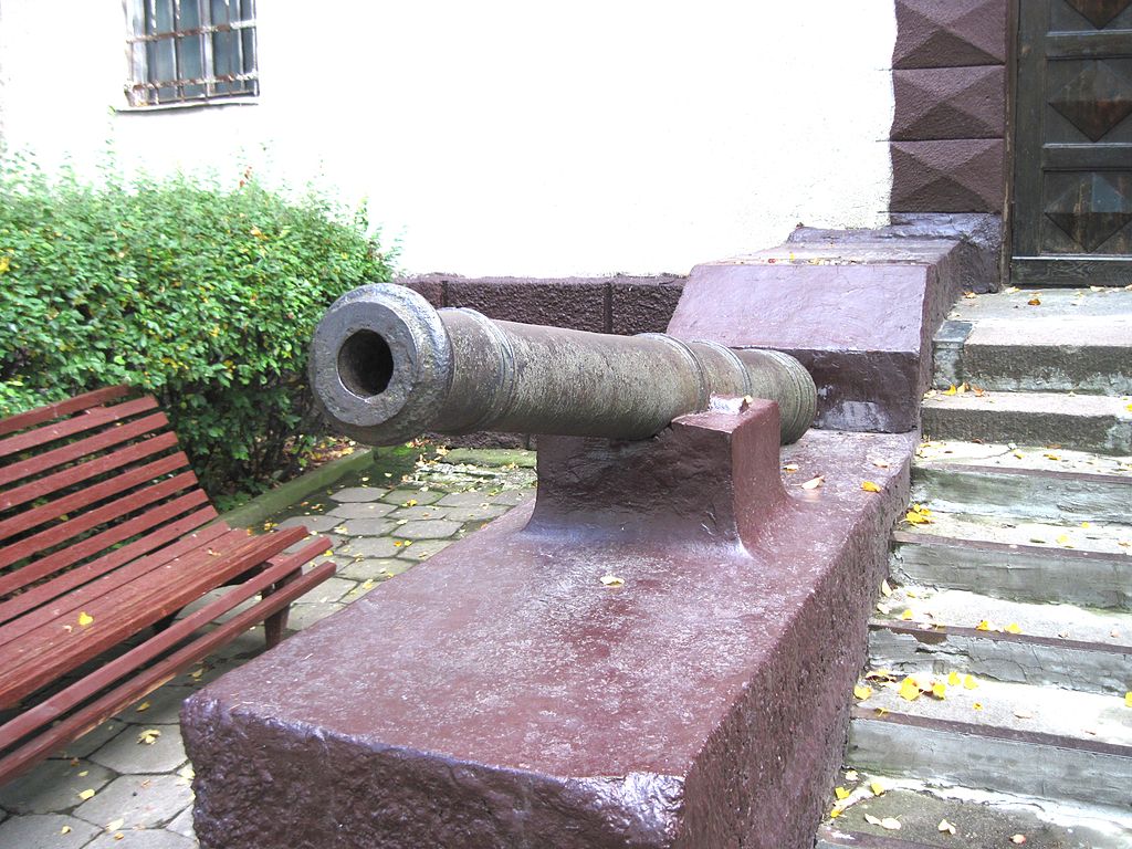 Одна из российских пушек, брошенная в Неман в 1706 году