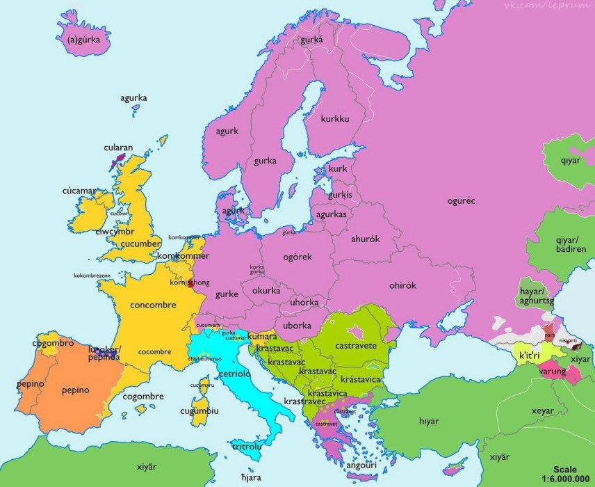 Огуречная карта Европы