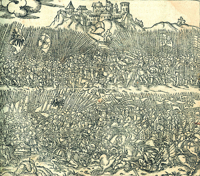 Гравюра Мартина Бельского из "Хроники всего мира", 1554/1564 годы