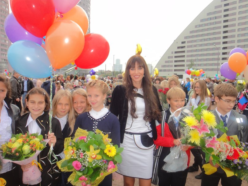 Светлана Крук с учениками