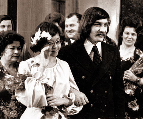 Свадьба Александра Тихановича и Ядвиги Поплавской