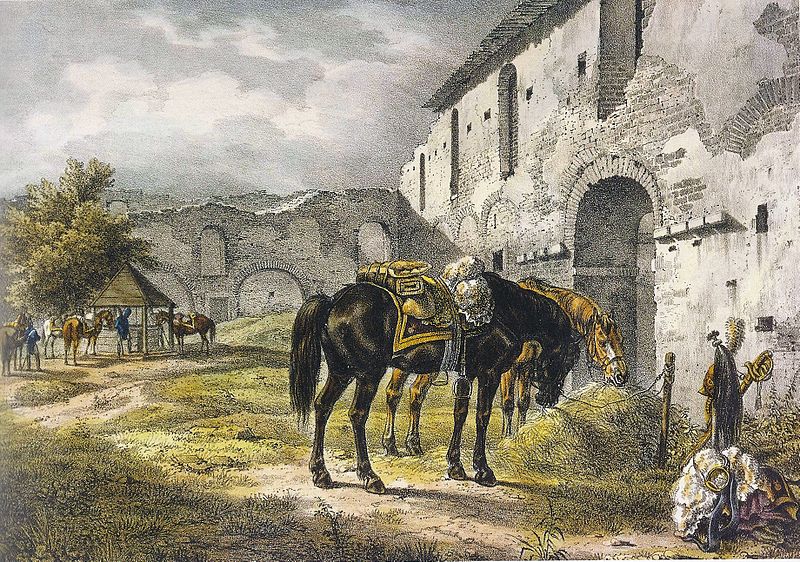 А.Адам. Гольшанский замок. 1812 год