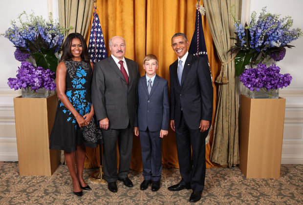 Лукашенко с Обамой