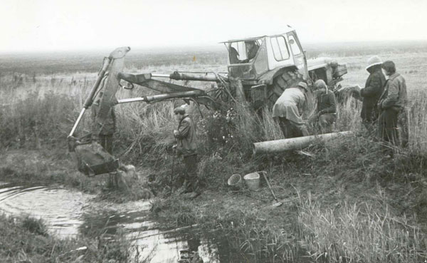 Осушение болот Полесья в 1960-х