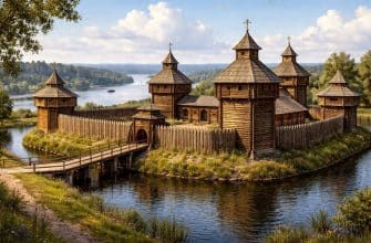 Лоевский замок. ИИ-генерация